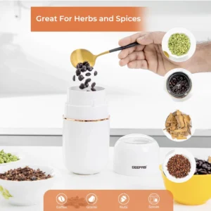 GEEPAS COFFEE GRINDER (white)