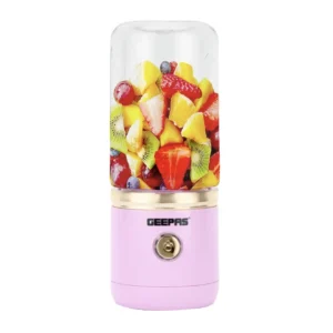 portable and rechargeable blender GEEPAS (half-white)