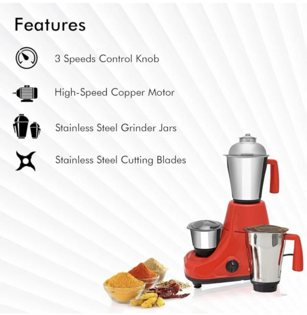 GEEPAS 3in1 MIXER GRINDER - Image 3