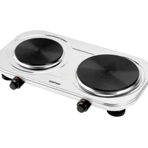 GEEPAS STAINLESS ELECTRIC DOUBLE HOT PLATE HOB