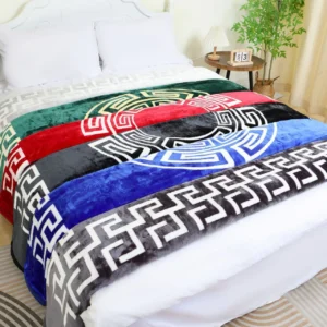 2-ply Cloudy Embossed 3D Design Blanket