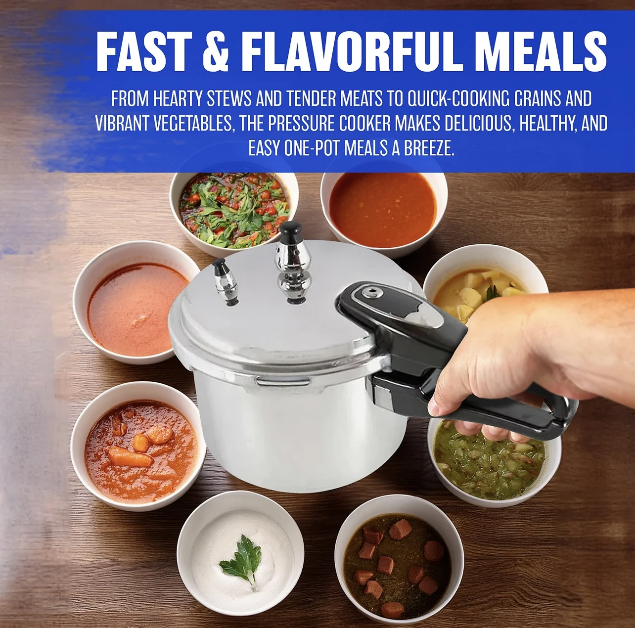 Heavy Duty Stainless Steel Pressure Cooker