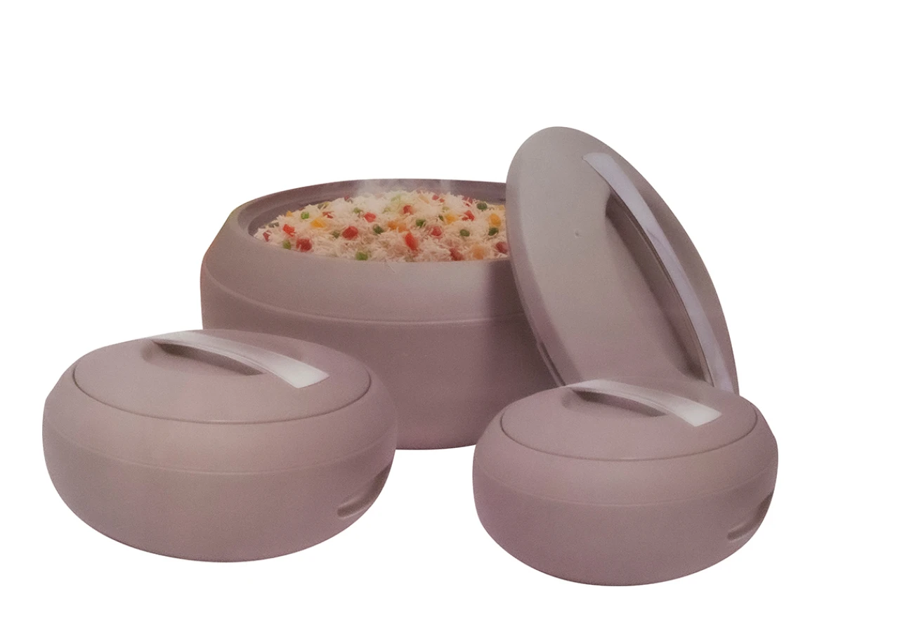 JAYAPEE 3-Piece Hot Pot Set – 2L, 3L, 5L