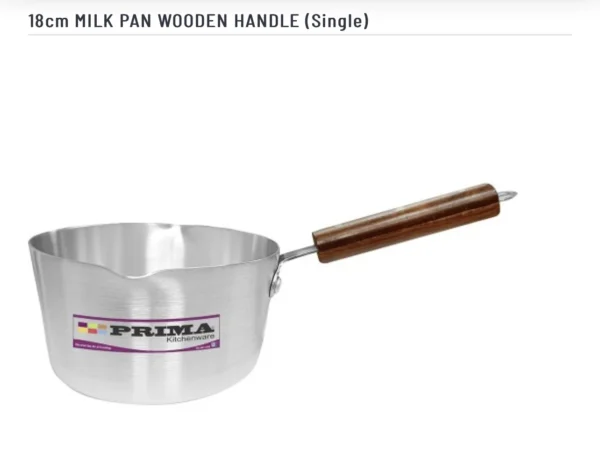 PRIMA Milk Pan with Wooden Handle(14cm-18cm)