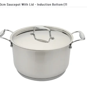 Premium Stainless Steel Saucepot with Lid