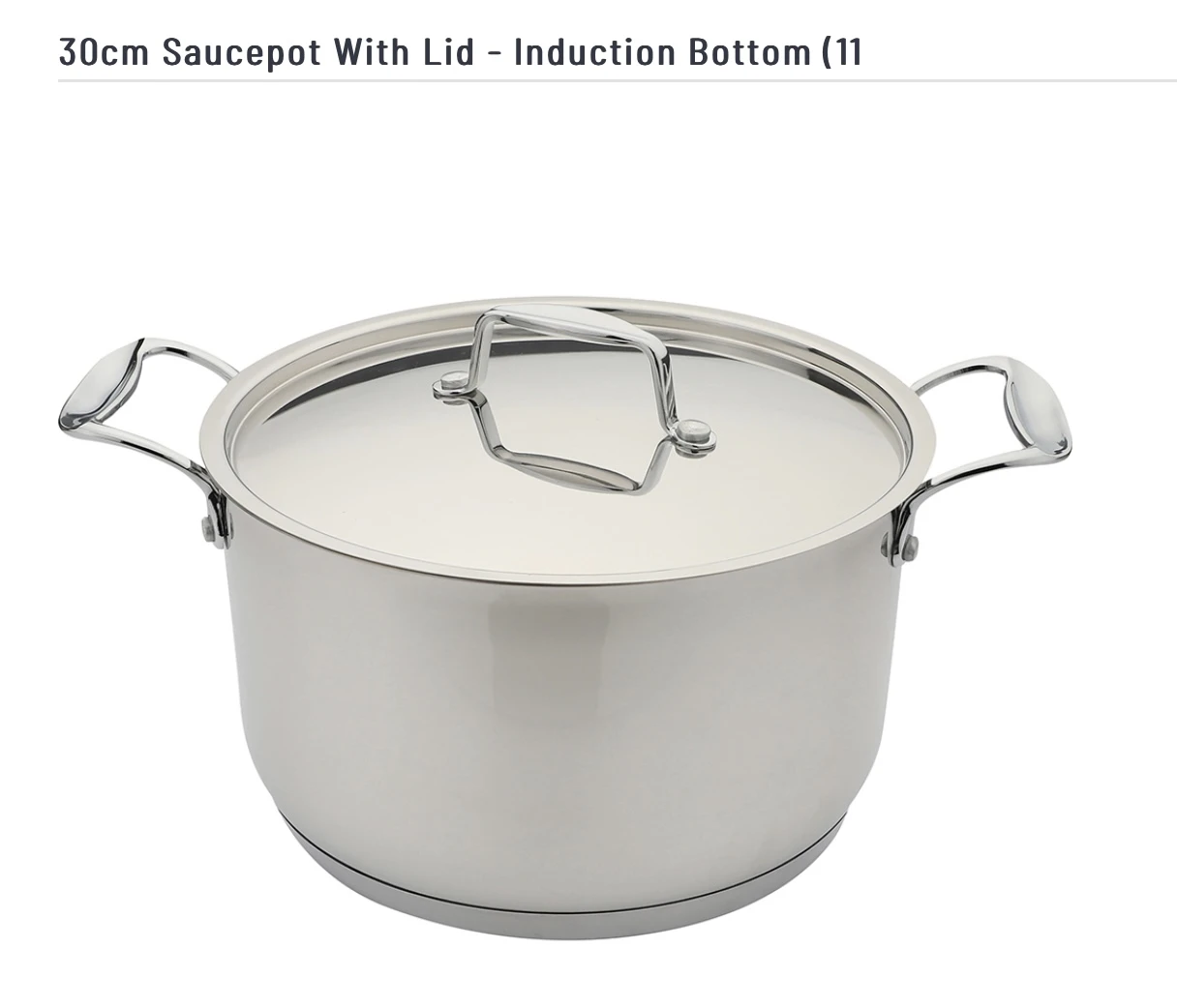 Premium Stainless Steel Saucepot with Lid