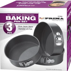 Non-Stick Spring Form Baking Pan Set