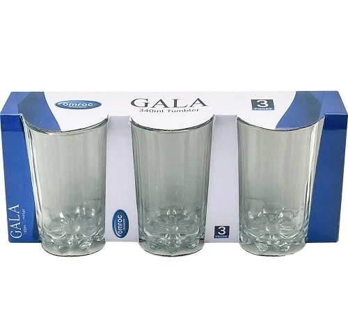 GALA 3PIECE GLASS TUMBLER