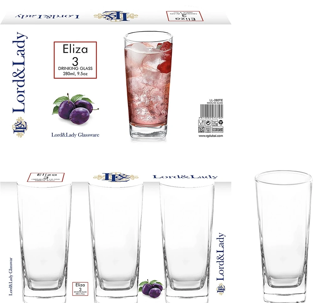 LORD AND LADY ELIZA 3 TUMBLER SET