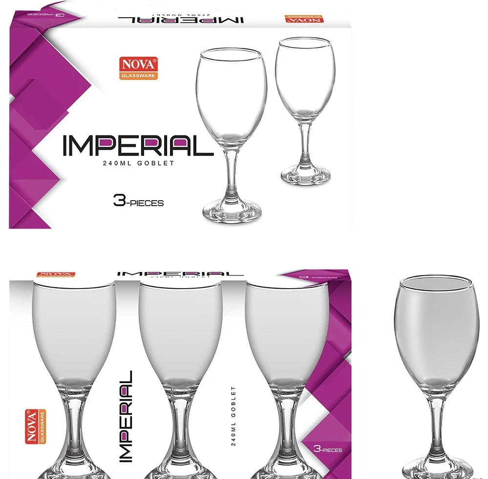 IMPERIAL GOBLET SET OF 3 240ML