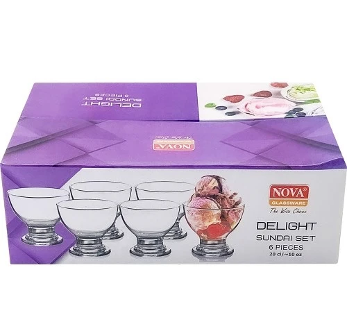 Nova Delight Sundae Set of 6 Pieces