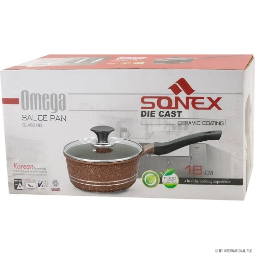 SONEX DIE- CAST 18CM SAUCE PAN