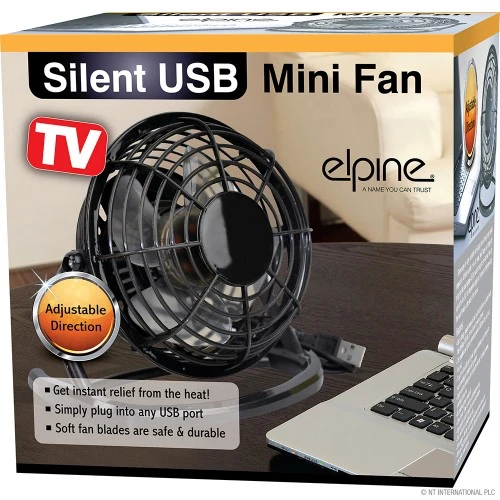 Mini Silent USB Desk Fan