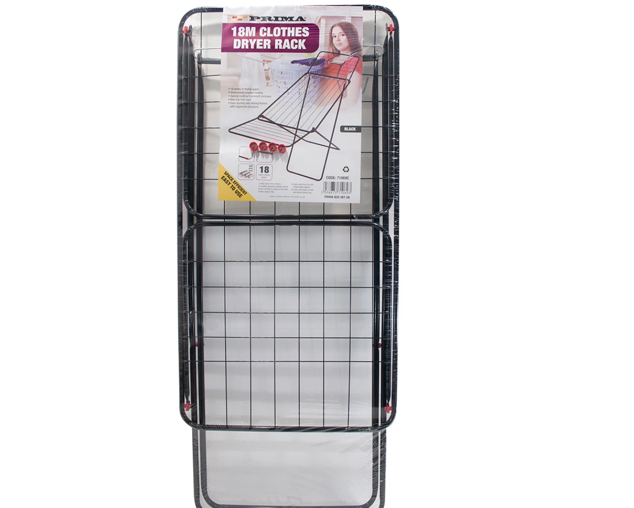 18M CLOTH AIRER DRYER RACK – BLACK