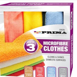 PRIMA MICROFIBRE CLOTHES PACK OF 3