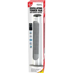 oscillating tower fan 29" 74cm with remote control